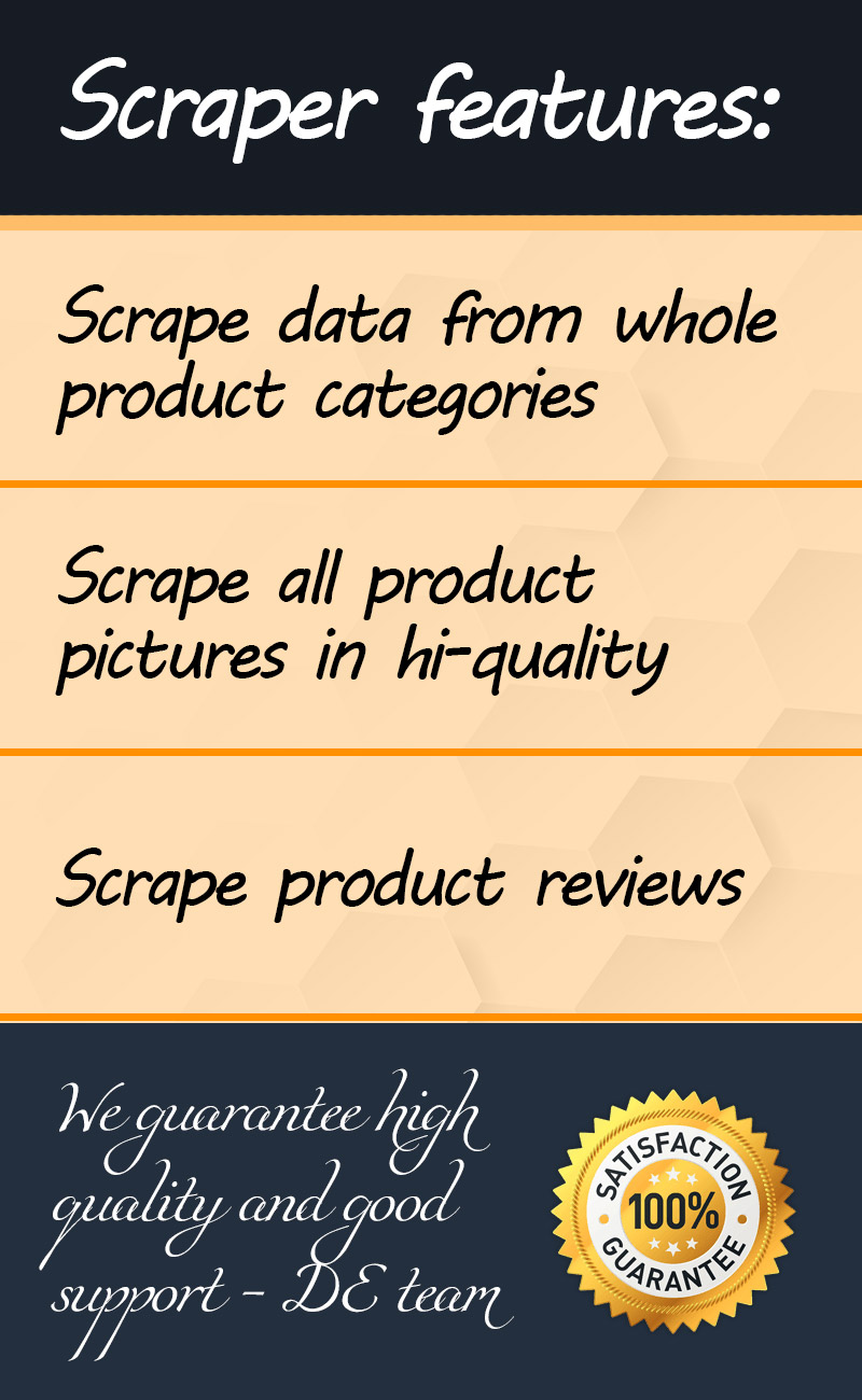 Amazon.com scraper - scrape data from Amazon product pages