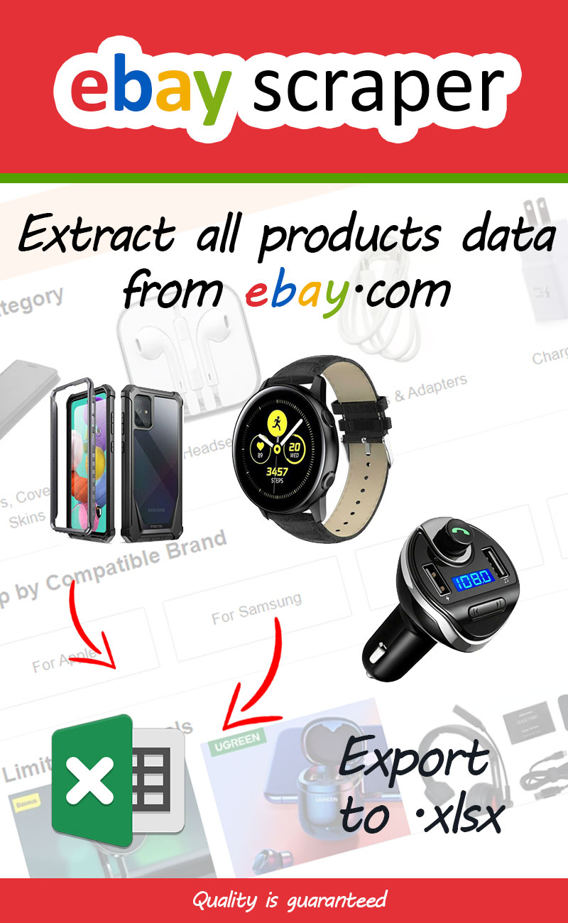 EBay.com scraper - scrape data from EBay product pages